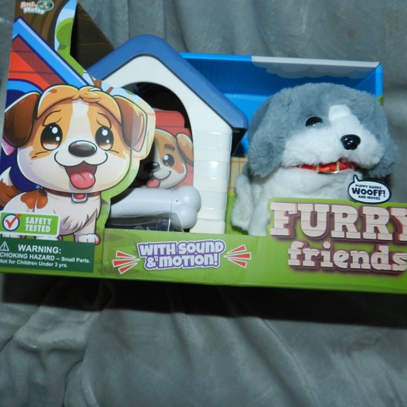 Furry Friends🐶 Interactive Puppy &🦴Bone & Dog 🏚️ House playset🆕 SHIPS😮⚡🚚 - Picture 2 of 16